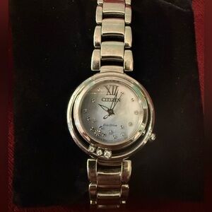 CITIZEN Eco-Drive Floating Diamond Stainless Women's Watch E031-S094577